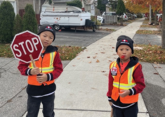 Seen above, Human Resources Administrator
Michelle Aguila’s two sons dressed up as ASP
school crossing guards for Halloween 2023.
Great costumes!