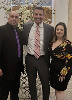 George Papachristos (left), Dean Lovric (middle), Sarah Miller (right)