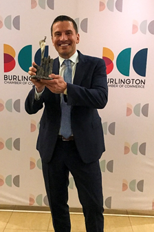 ASP Dean Lovric Photo - Wins Business Excellence Burlington Chamber of Commerce